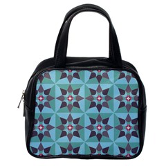 Floral Pattern Floral Motif Classic Handbag (one Side)