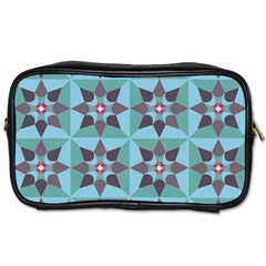 Floral Pattern Floral Motif Toiletries Bag (two Sides)