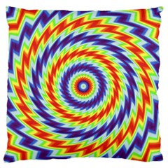 Mandala Kaleidoscope Background Large Premium Plush Fleece Cushion Case (one Side)