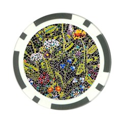 Mosaic Background Pattern Texture Poker Chip Card Guard (10 Pack) by Ravend