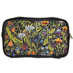 Mosaic Background Pattern Texture Toiletries Bag (two Sides) by Ravend