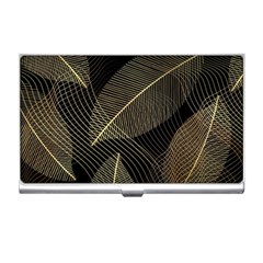 Leaves Nature Art Design Pattern Business Card Holder