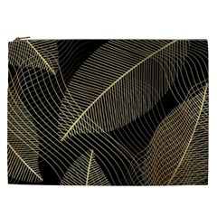 Leaves Nature Art Design Pattern Cosmetic Bag (xxl)