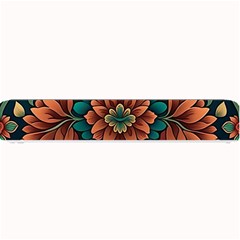 Flower Pattern Modern Floral Small Bar Mat