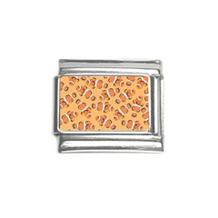 Fish Clownfish Orange Background Italian Charm (9mm) by Ravend