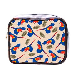 Bird Animals Parrot Pattern Mini Toiletries Bag (one Side)