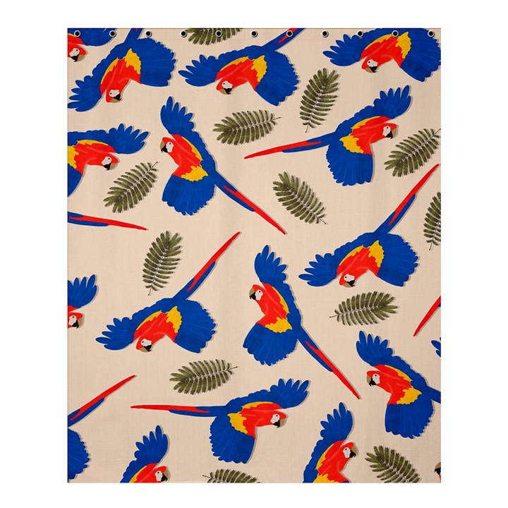 Bird Animals Parrot Pattern Shower Curtain 60  x 72  (Medium) 