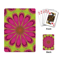 Floral Art Design Pattern Playing Cards Single Design (rectangle) by Ravend