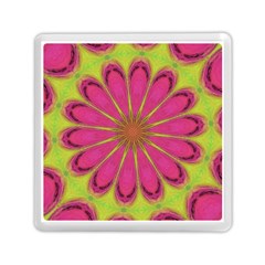 Floral Art Design Pattern Memory Card Reader (square)