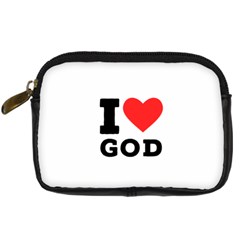 I Love God Digital Camera Leather Case by ilovewhateva