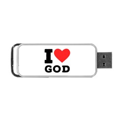 I Love God Portable Usb Flash (one Side) by ilovewhateva