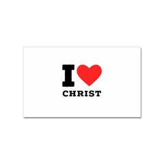 I Love Christ Sticker Rectangular (100 Pack) by ilovewhateva