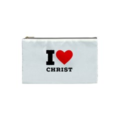 I Love Christ Cosmetic Bag (small) by ilovewhateva