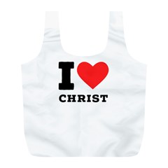 I Love Christ Full Print Recycle Bag (l) by ilovewhateva