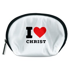 I Love Christ Accessory Pouch (medium) by ilovewhateva