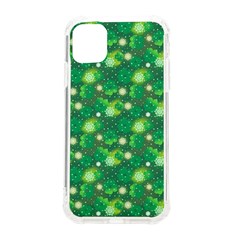 Leaf Clover Star Glitter Seamless Iphone 11 Tpu Uv Print Case by Pakemis