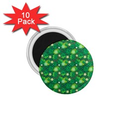 Leaf Clover Star Glitter Seamless 1.75  Magnets (10 pack) 