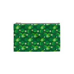 Leaf Clover Star Glitter Seamless Cosmetic Bag (Small)