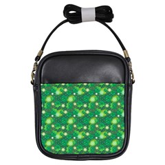 Leaf Clover Star Glitter Seamless Girls Sling Bag