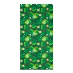 Leaf Clover Star Glitter Seamless Shower Curtain 36  x 72  (Stall) 