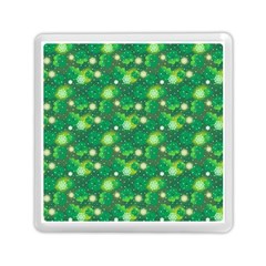 Leaf Clover Star Glitter Seamless Memory Card Reader (Square)