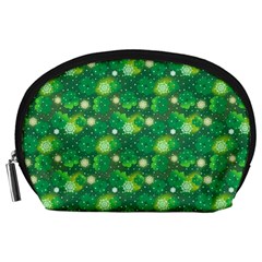 Leaf Clover Star Glitter Seamless Accessory Pouch (Large)