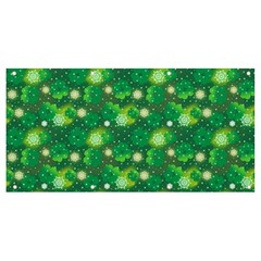 Leaf Clover Star Glitter Seamless Banner and Sign 8  x 4 