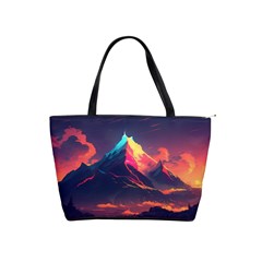 Mountain Sky Color Colorful Night Classic Shoulder Handbag