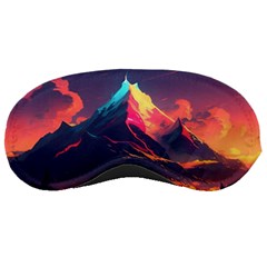 Mountain Sky Color Colorful Night Sleeping Mask