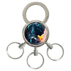 Who Sample Robot Prettyblood 3-ring Key Chain by Ravend