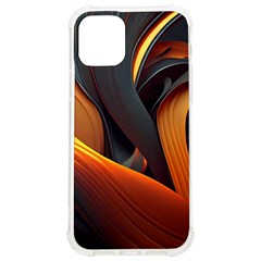 Swirls Abstract Watercolor Colorful Iphone 12/12 Pro Tpu Uv Print Case by Ravend