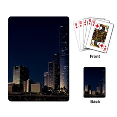 Skyline Brisbane Sunset Downtown Playing Cards Single Design (rectangle)