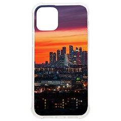 Downtown Skyline Sunset Buildings Iphone 12/12 Pro Tpu Uv Print Case by Ravend