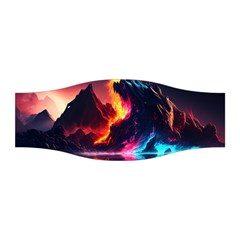 Mountain Color Colorful Love Art Stretchable Headband by Ravend