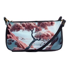 Color Snow Mountain Pretty Shoulder Clutch Bag