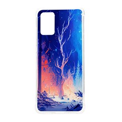 Winter Snow Mountain Fire Flame Samsung Galaxy S20plus 6 7 Inch Tpu Uv Case by Ravend