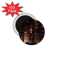 Chicago City Architecture Downtown 1 75  Magnets (100 Pack) 