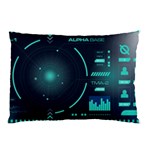 Sci Fi Computer Screen Pillow Case (Two Sides) Back