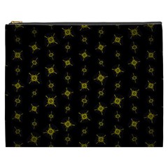 Symbols Gold Background Metallic Cosmetic Bag (xxxl) by Uceng