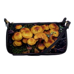 Orange Mushrooms In Patagonia Forest, Ushuaia, Argentina Shoulder Clutch Bag by dflcprintsclothing