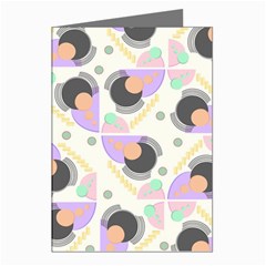 Pattern Pastel Drawing Art Greeting Cards (pkg Of 8) by Uceng