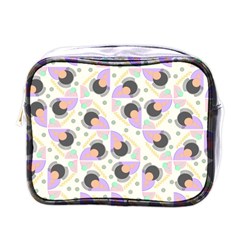 Pattern Pastel Drawing Art Mini Toiletries Bag (one Side) by Uceng