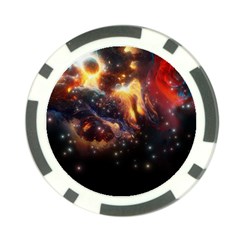 Nebula Galaxy Stars Astronomy Poker Chip Card Guard (10 Pack) by Uceng