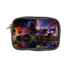 Lake Galaxy Stars Science Fiction Coin Purse by Uceng