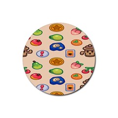 Acnh Wallpaper Rubber Coaster (round) by artworkshop