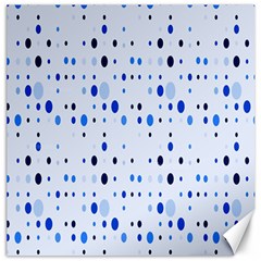 Blue Circle Pattern Canvas 12  X 12 