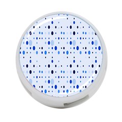 Blue Circle Pattern 4-port Usb Hub (one Side) by artworkshop