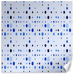 Blue Circle Pattern Canvas 16  X 16 