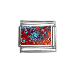 Fractal Pattern Background Italian Charm (9mm) by Uceng