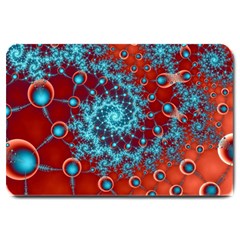 Fractal Pattern Background Large Doormat by Uceng